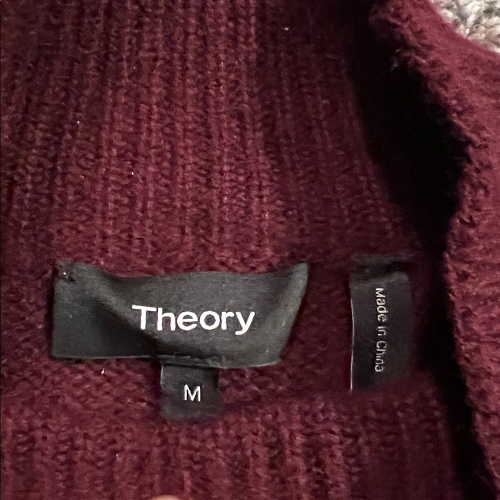 Theory cashmere mock neck sweater - Picture 2 of 5